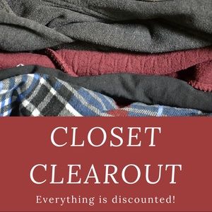 Closet Clearout! Everything is discounted!